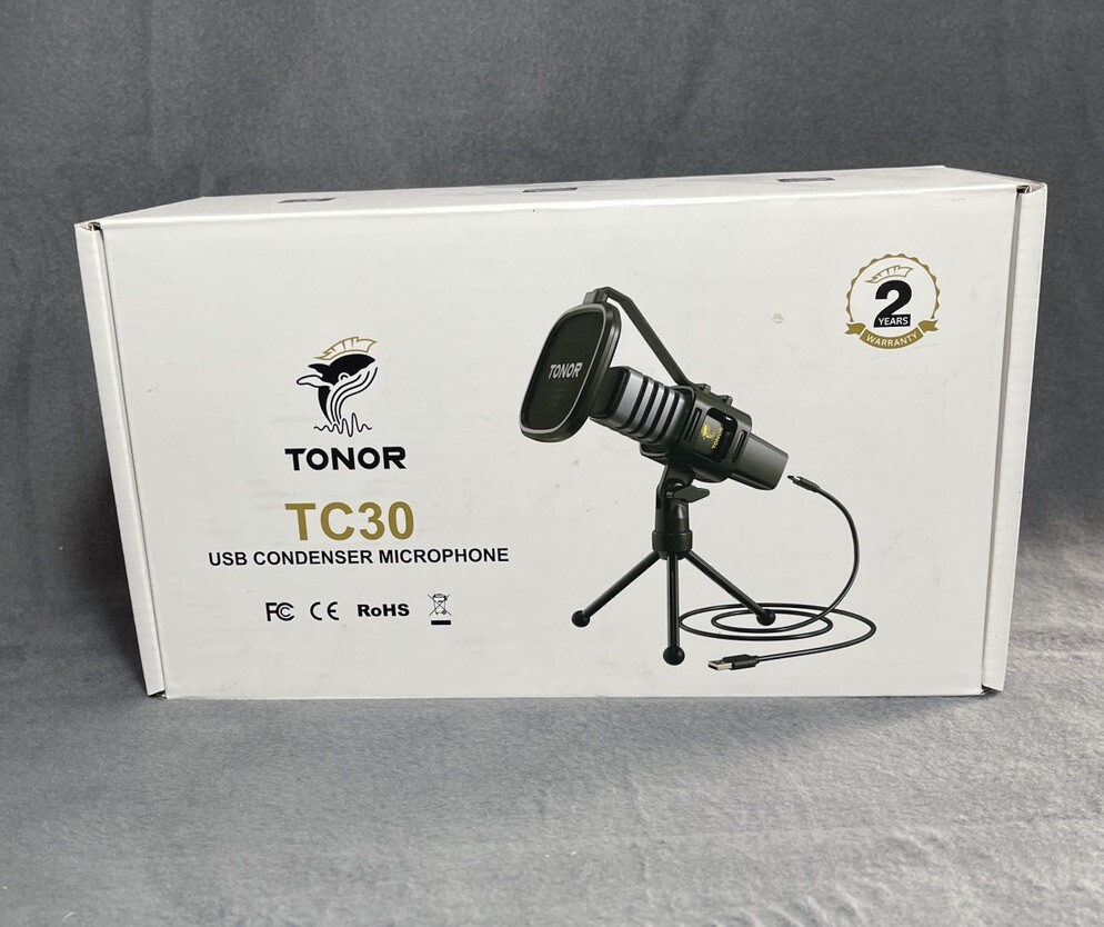 Tonor TC30 USB Condenser Microphone With Original Box  and pieces