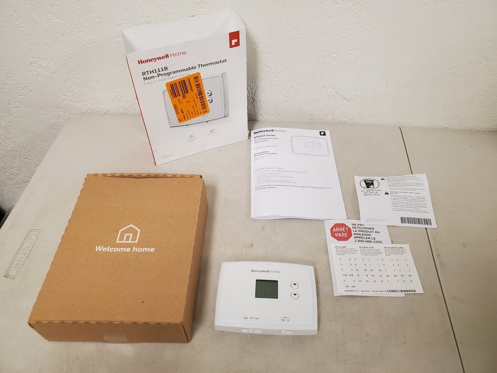 Honeywell Home Horizontal Non-Programmable Thermostat (RTH111B) *SHIPS FREE*