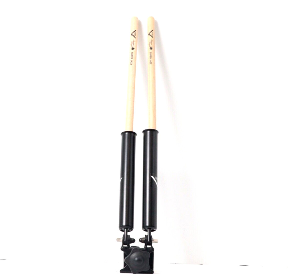 Vater Single-Pair Stick Holder with  Super Jazz Sticks