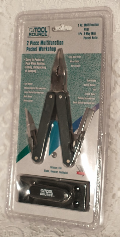 Tool Source 2 Piece Multifunction Pocket Workshop Home Tool tblbx1