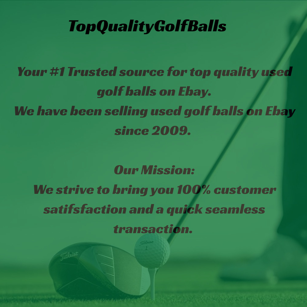 100 Assorted Practice Mix Used Golf Balls