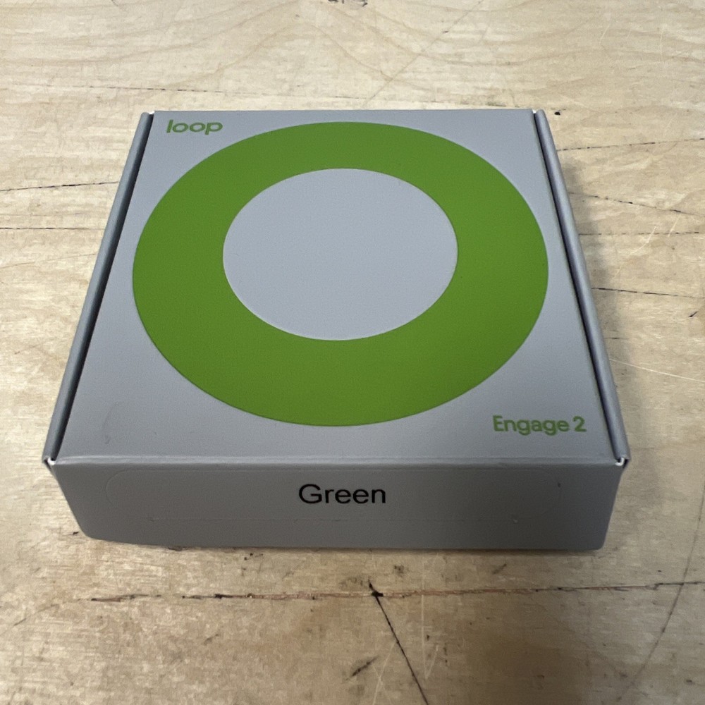 Loop Engage 2 Silicone Ear Plug Pack Green Open Box