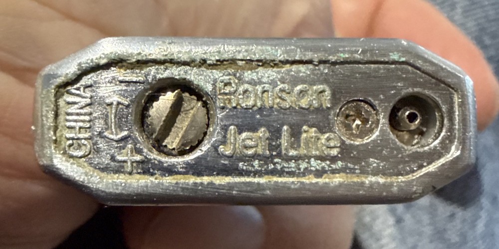 Vintage Ronson Jetlite Butane Torch Lighter