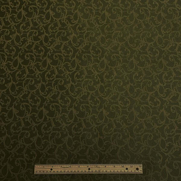 Burch Fabric Allen Olive Branch Upholstery Fabric
