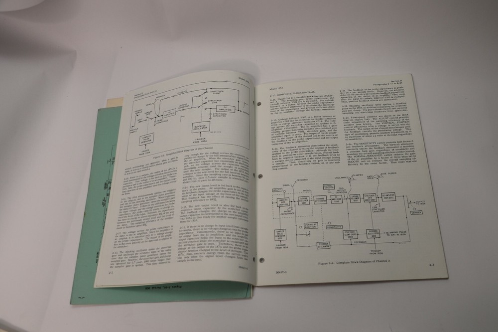 HP Dual Trace Vertical Amplifier 187A OPERATING & SERVICE MANUAL