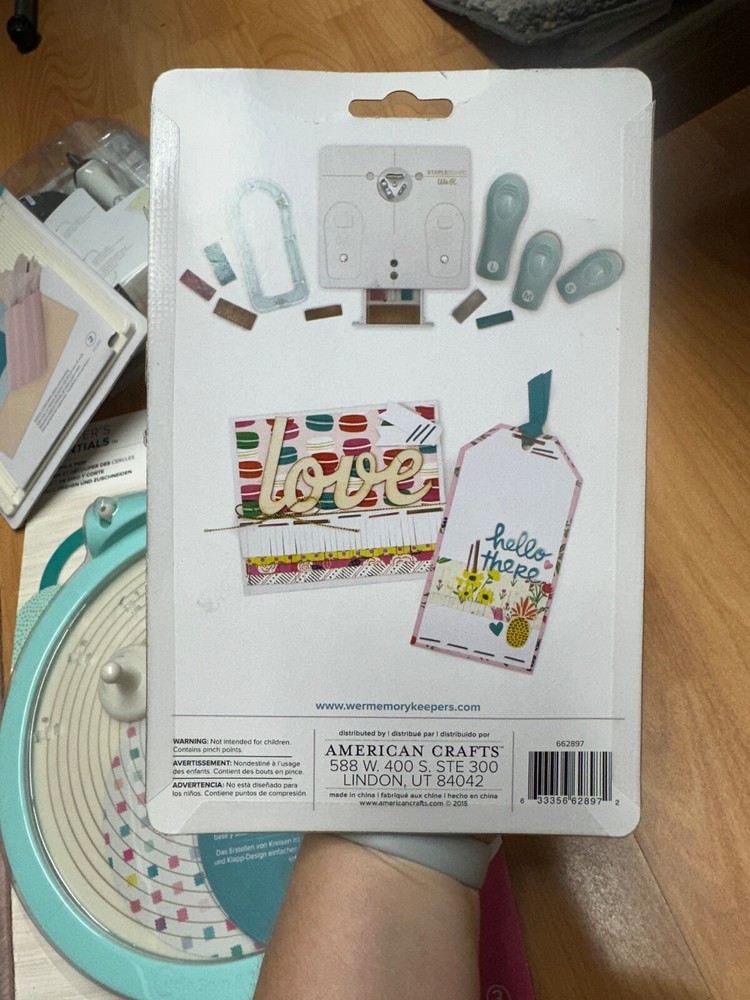 Staple Board with 250 Staples ~Small, Medium & Large Magnetic Staplers~