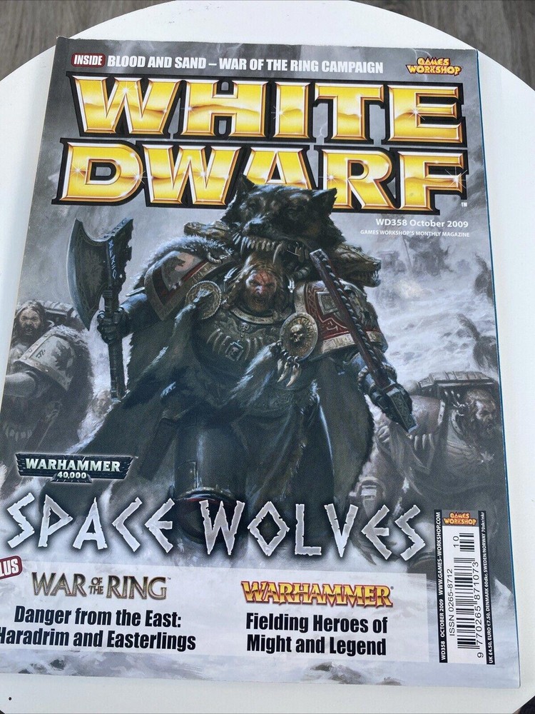 GAMES WORKSHOP WHITE DWARF MAGAZINE.Edition 358 Oct 2009