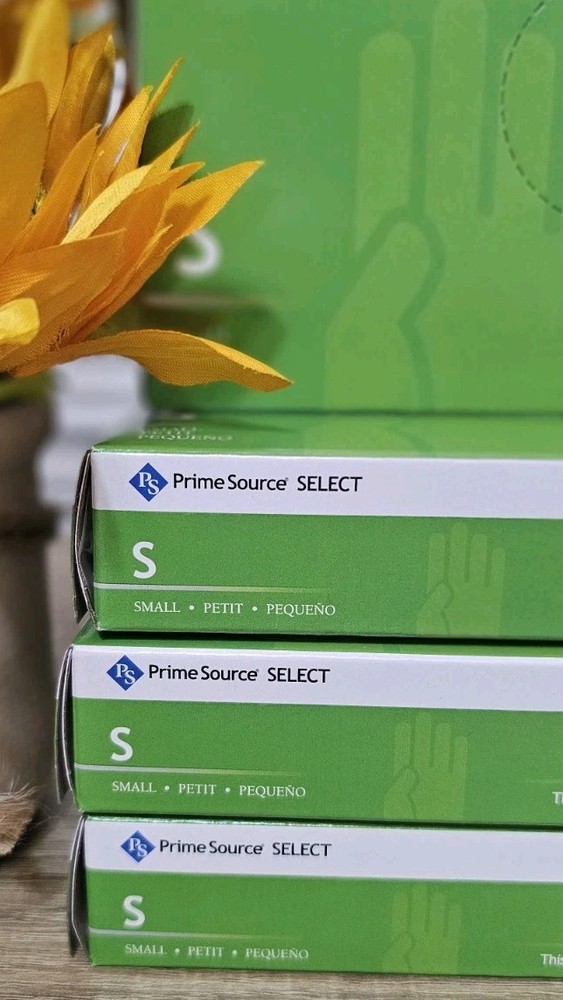 4-pack Prime Source Hybrid Poly Disposable Gloves Sz S 400 Pcs Sensi-pro Technol