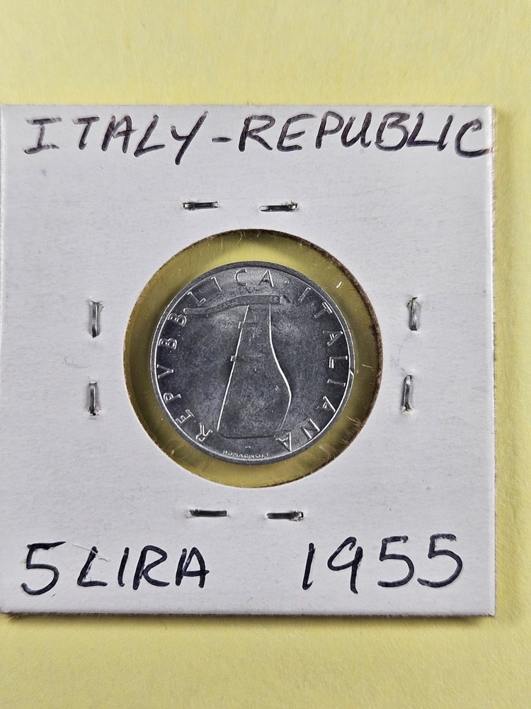 COINS - ITALY - 5 LIRA 1955