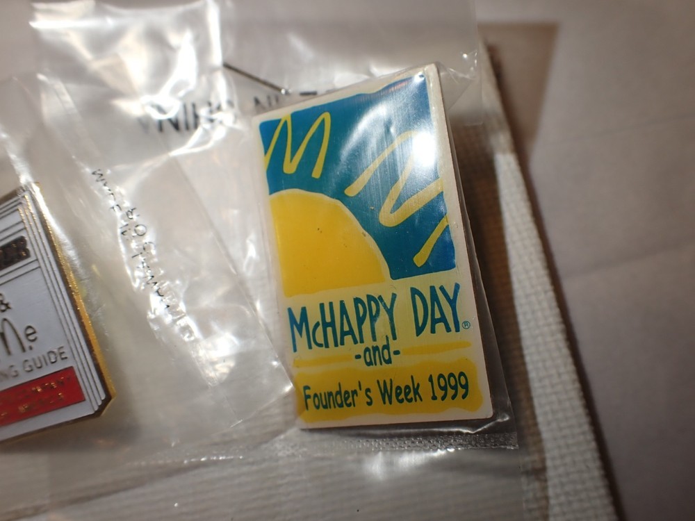 8 Assorted McDonalds Enamel Lapel Pins NIP NEW
