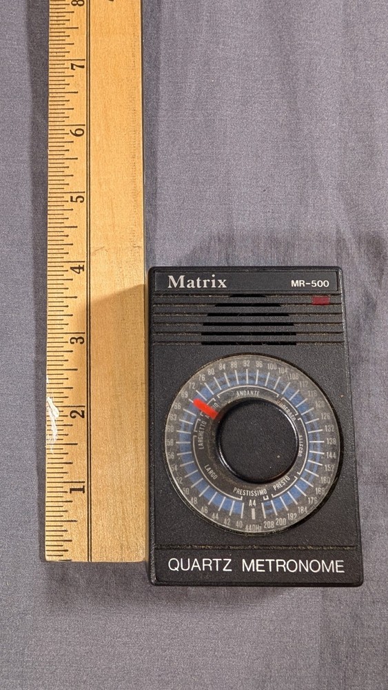 Matrix MR-500 Quartz Metronome (tested working)