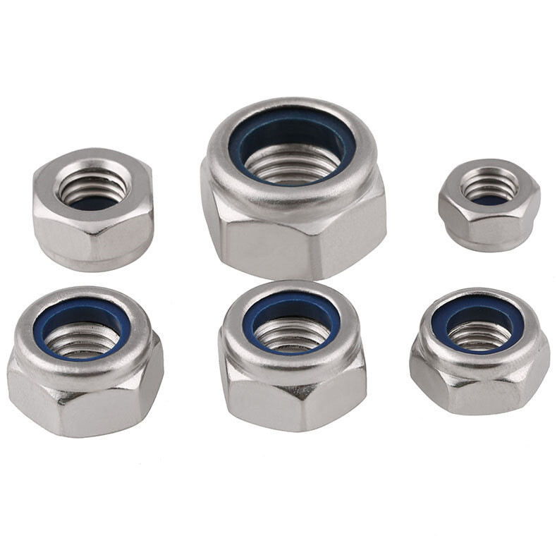 50 Pcs M3 Stainless hex Locknut nut Locknuts