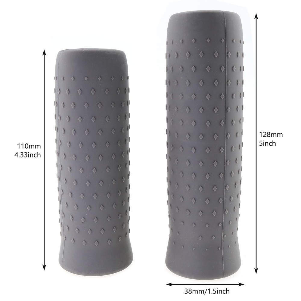 Handlebar Grip 1 Pair Silicone Handle Bar Grip Replacement Handle Grips Acces...
