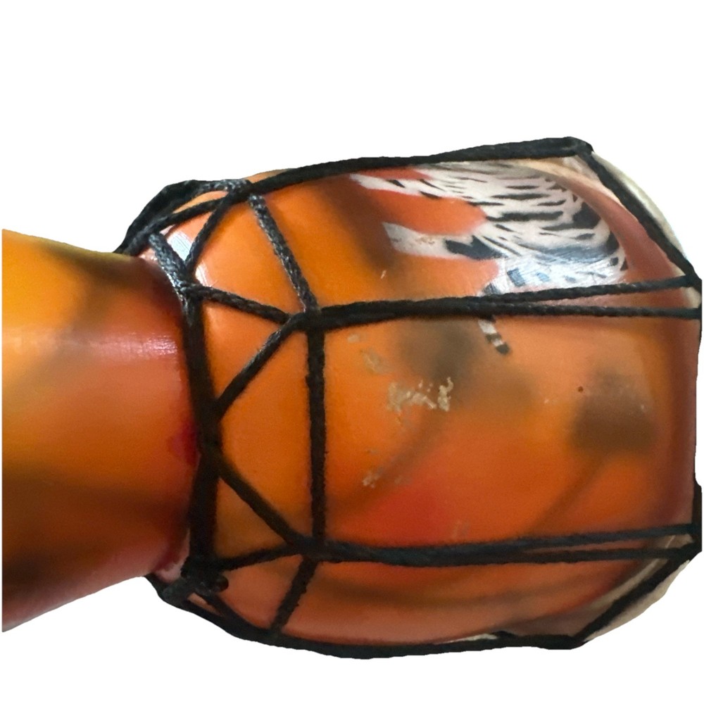 Hand Carved Wood Djembe Drum Small West African