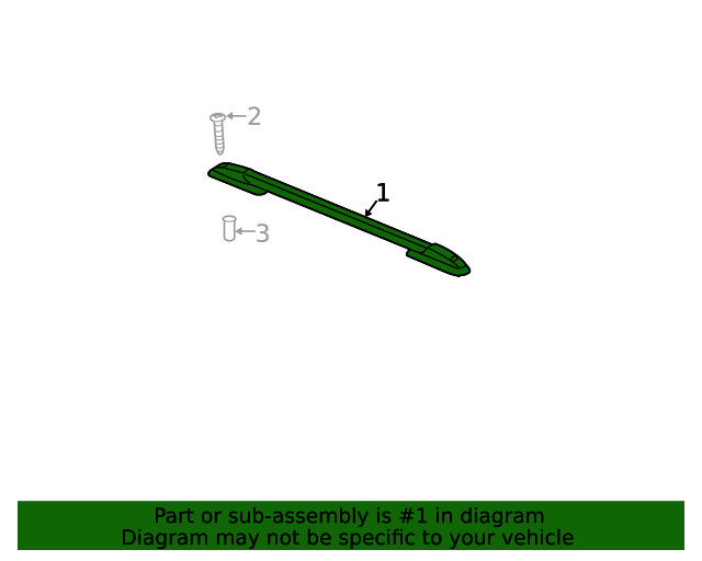 Genuine GM Side Rail 10387897