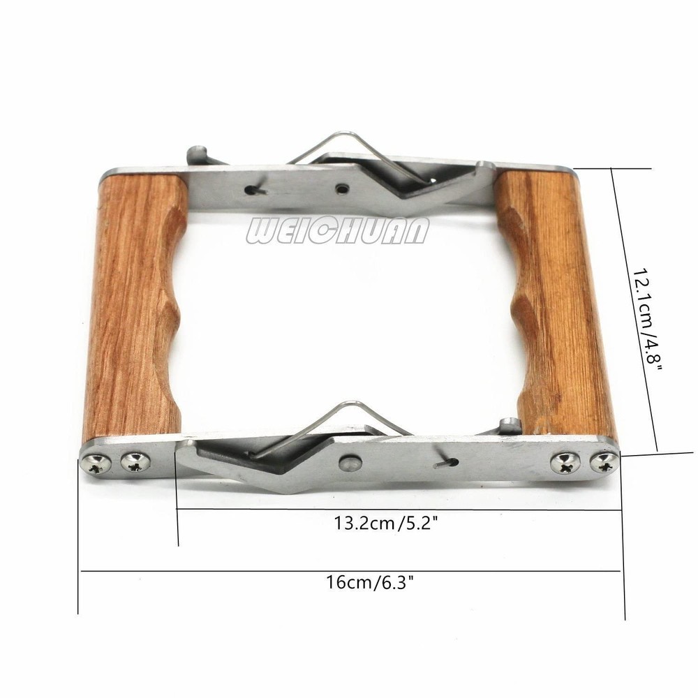 Professional Grade Bee Frame Grip Tool - Stainless Steel with Comfortable Handle