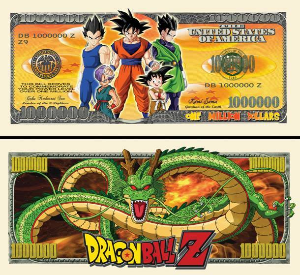 Dragonballz Million Dollar Bill (25 Bills)