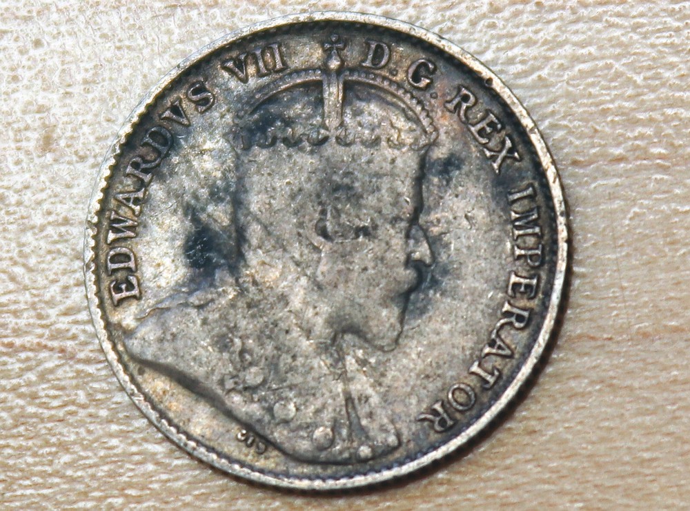 1905 Canada 5 Cents Silver