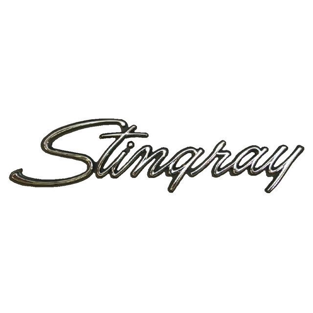 Corvette C3 Stingray Script Flat Steel Sign