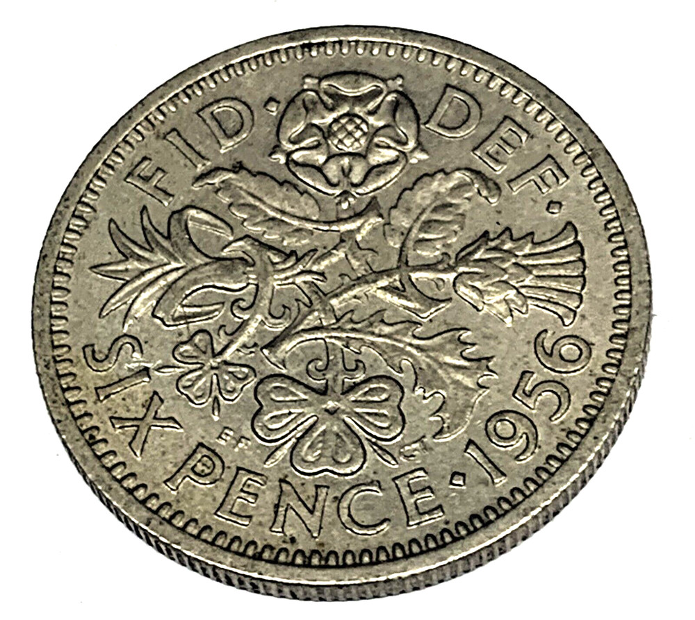 # C2326      GREAT BRITAIN  COIN,       SIXPENCE       1956