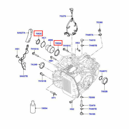 2012-2014 Land Rover Range Rover Evoque Front Differential Bearing Kit