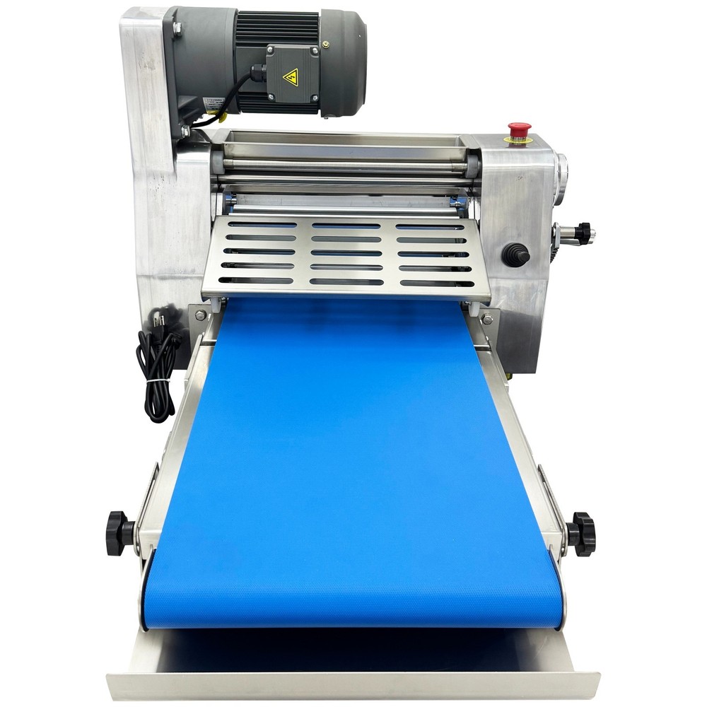 Dough Sheeter Reversible Electric Foldable Dough Pressing Machine Pastry Sheeter
