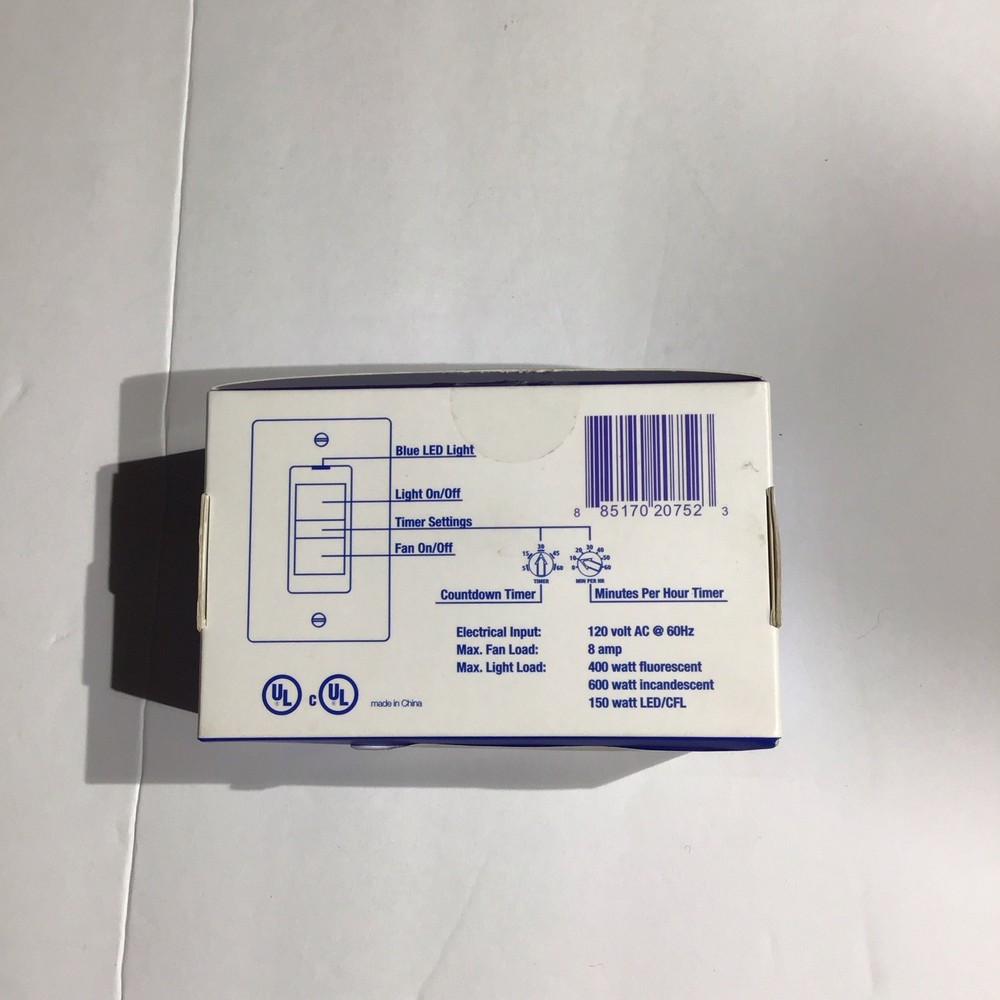 Panasonic FV-WCD02-W Whisper Control Countdown & Hourly Timer 4 Function - White