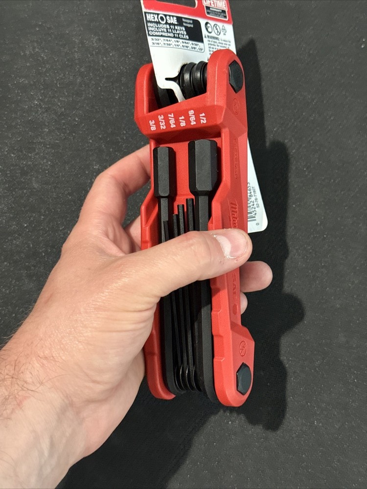 Milwaukee SAE Hex Key Set 48-22-2180