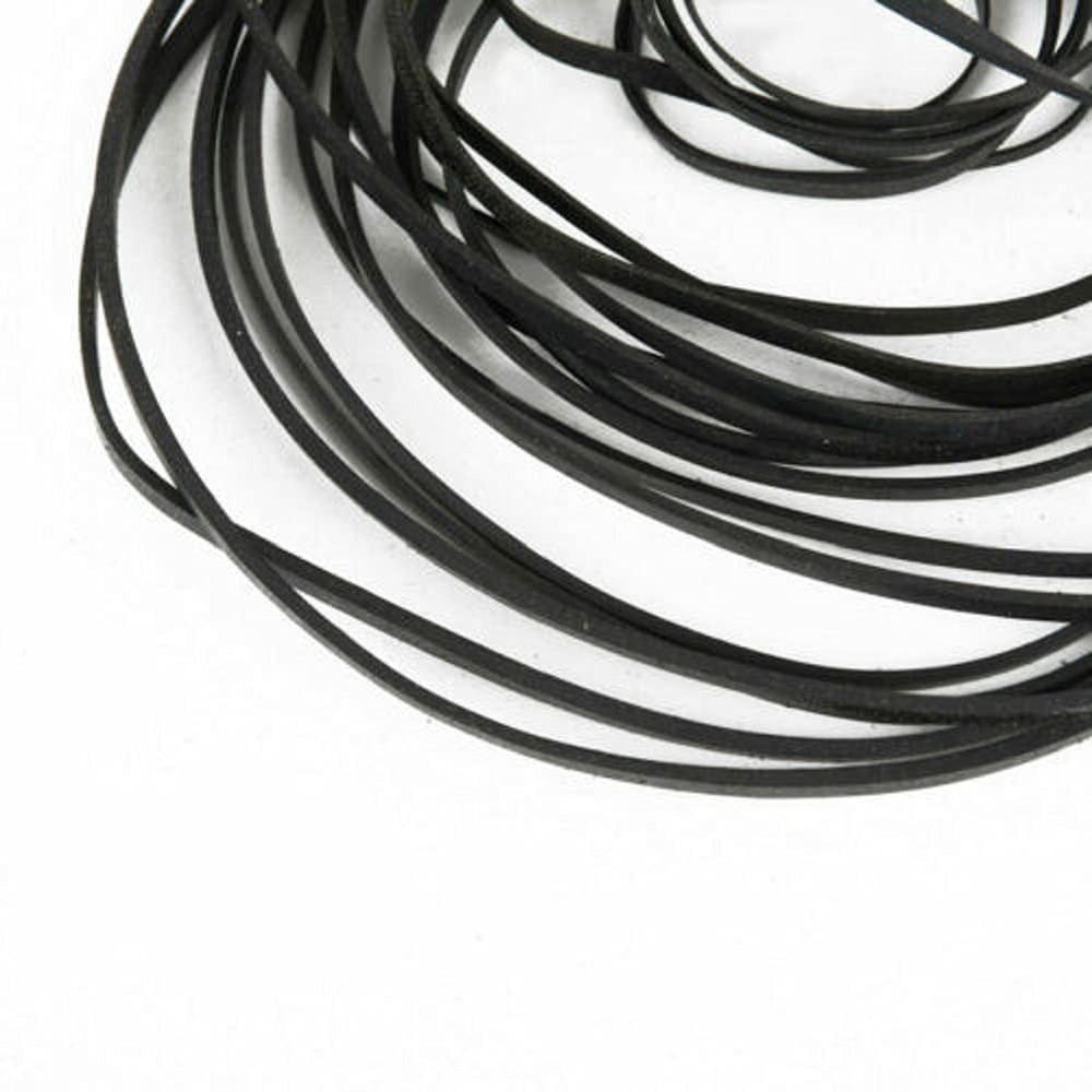 50 Pcs Mixed Flat Cassette Tape Machine Recorder Rubber Belt, 2mm Width
