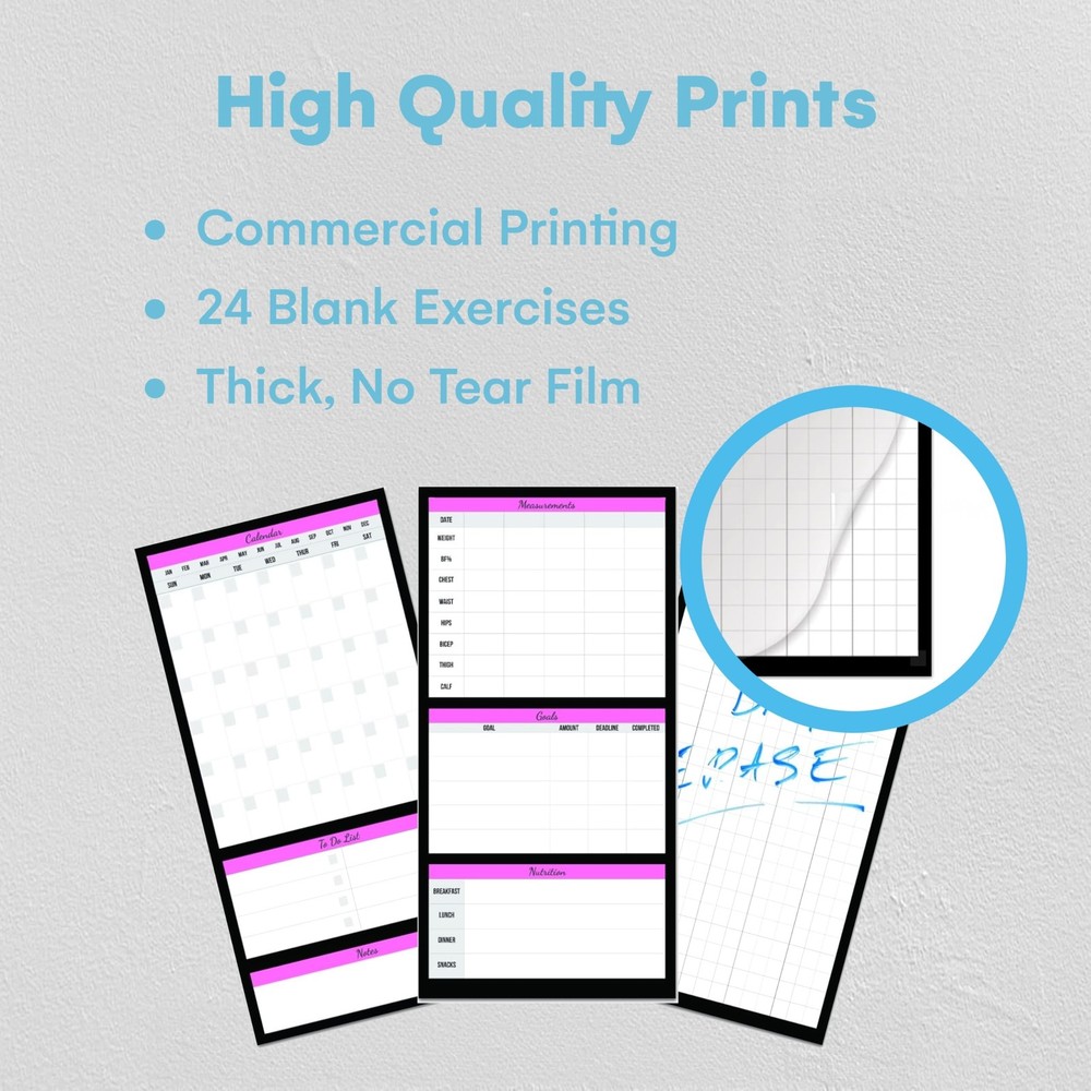 Weekly Planner Pad - Notepad Scheduling System - Dry Erase Board, Task List, ...