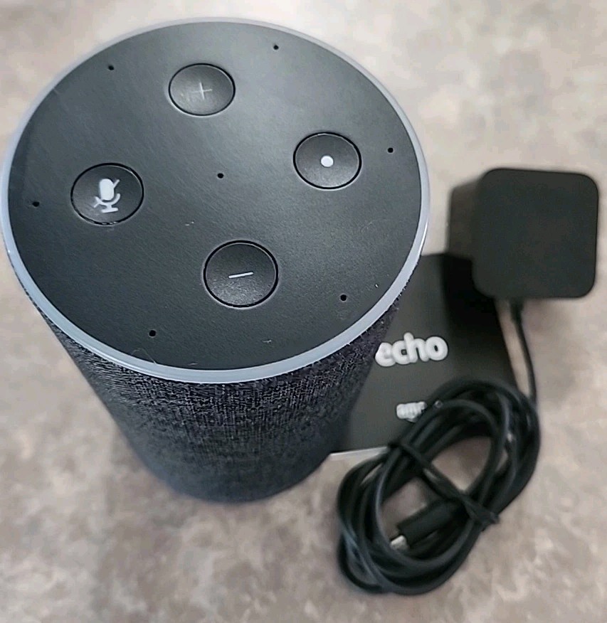 🔥 Amazon Echo 2nd Gen Alexa Smart Speaker, Black, US Version | Certified Return
