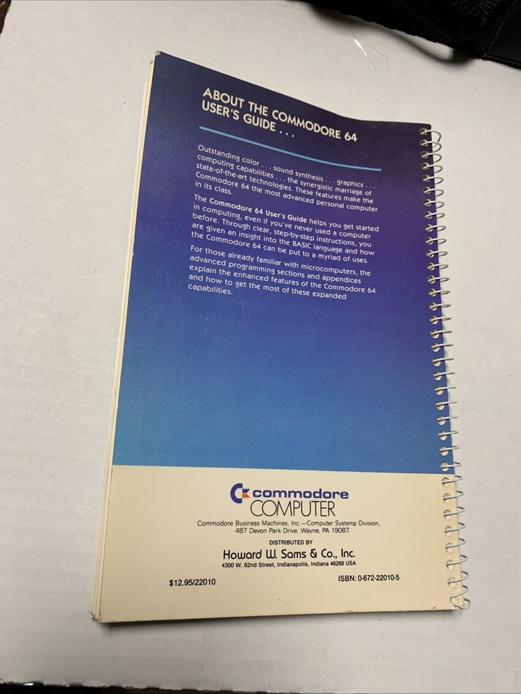 Commodore 64 User’s Guide- Original Vintage 1983 (Third Printing)