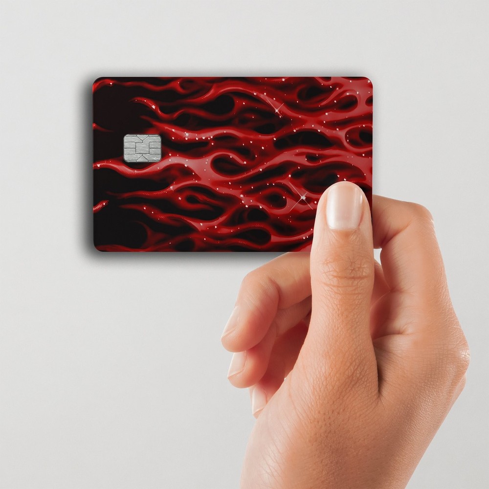 Midnight Flames Card Skin (RED)