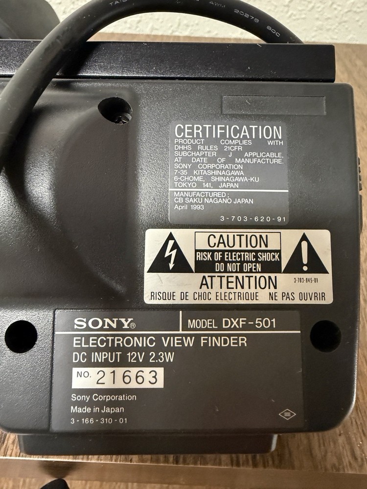 Sony Electronic Viewfinder DXF-501