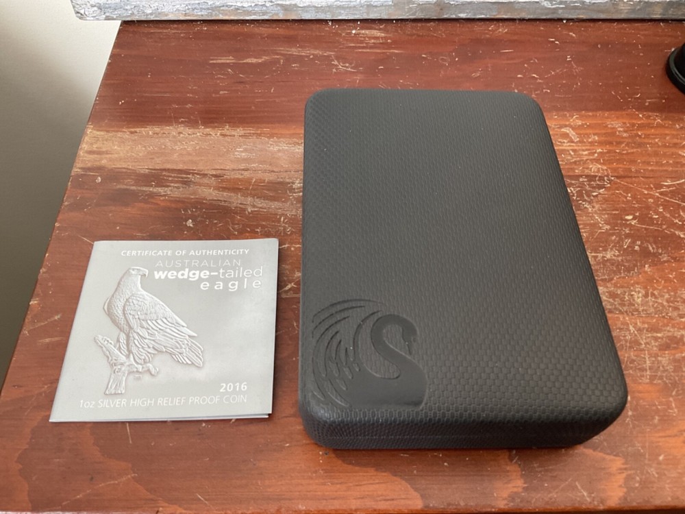 Perth Mint Australia Wedge-Tailed Eagle Display Case Only NO COINS