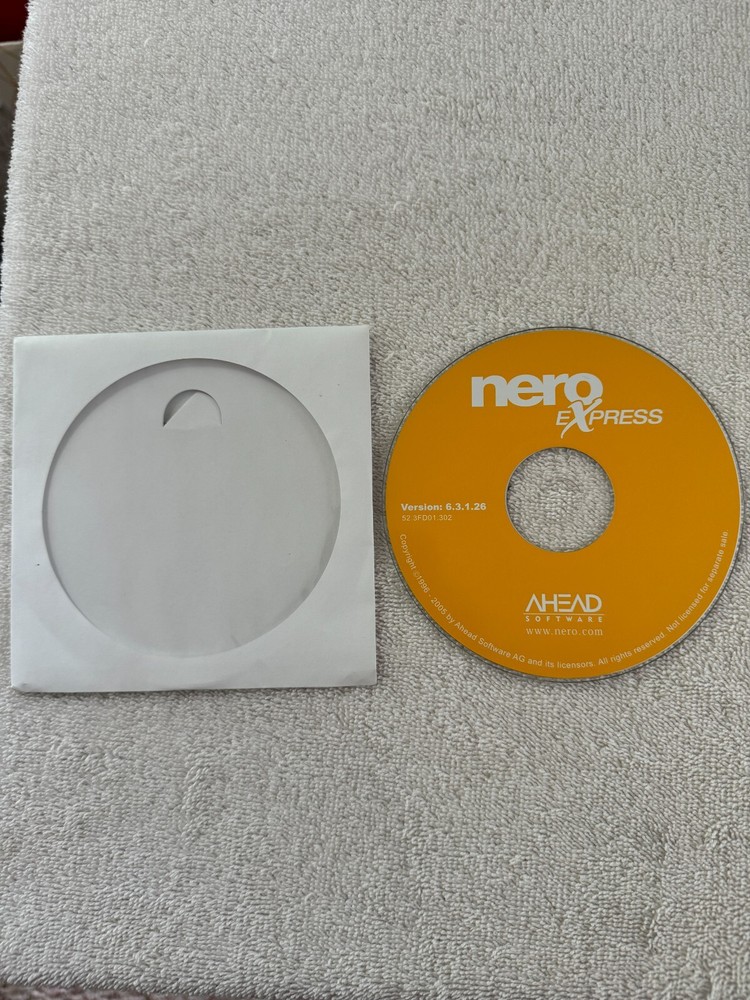 Nero Express Version 6.3.1.26 CD - No Key/Code!!!