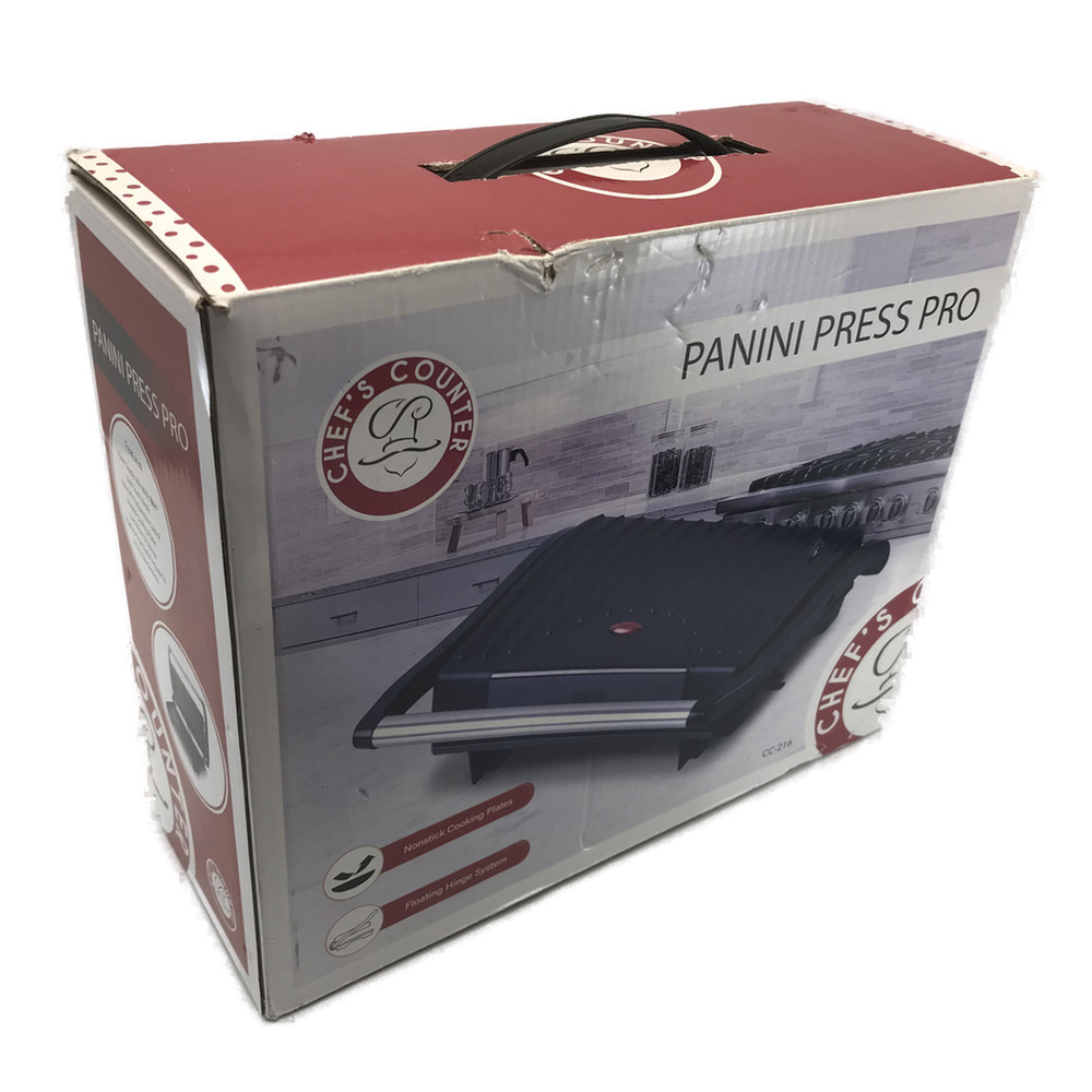 Chef's Counter Panini Press Pro Nonstick  CC-216