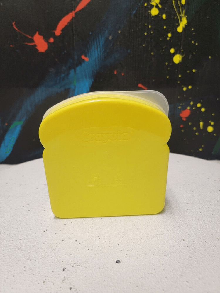Crayola Crayon Lunch Box Snack Packer Sandwich Container (H)