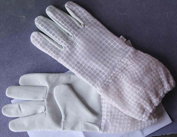 OZ ARMOUR 3 Layer Mesh Ventilated Beekeeping Cowhide Gloves