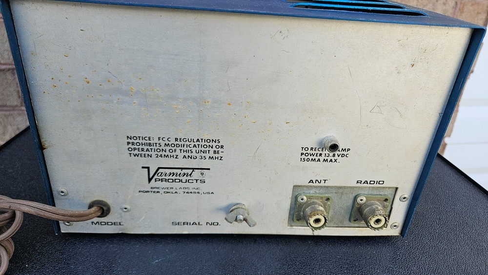 🔥 Varmint XL-350 Linear Amplifier - POWERS ON 🔥