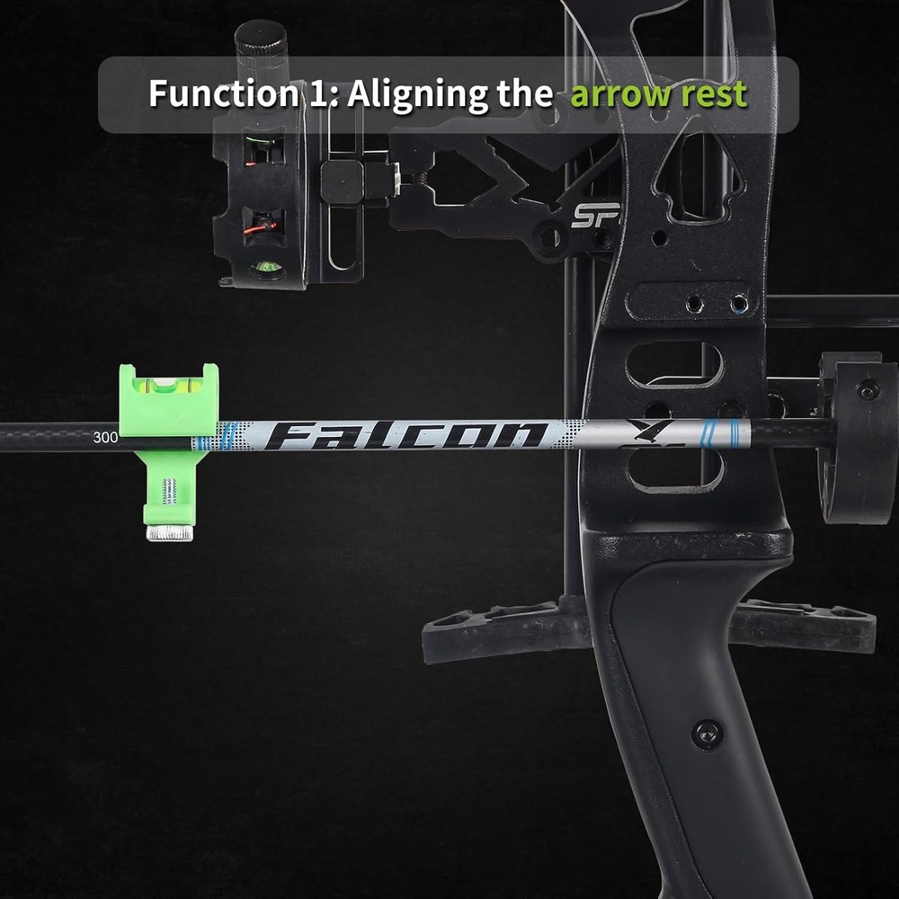 SPG Bow Level Tuning Kit - Compound Tools with Arrow Rest Green