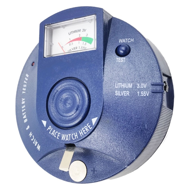 Circular Type Watch Battery Pulse Tester & 1.5V 3V Button Cell Battery Analyzer