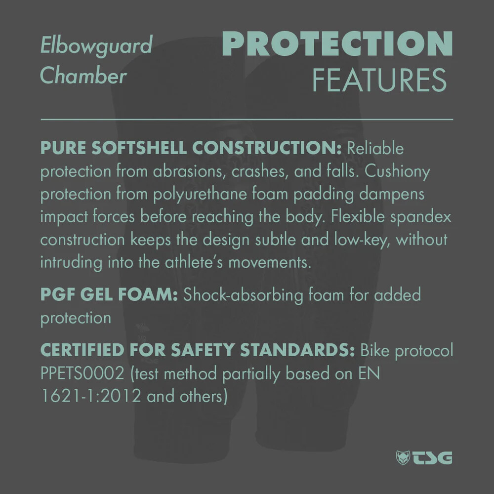 TSG - Elbowguard Chamber, Perforated Neoprene, Cut-Out at Elbow Bend, Pull-Over
