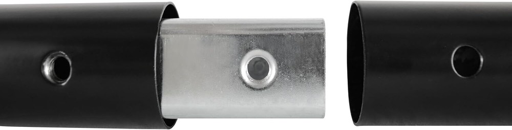 Mounted Mailbox and Floor Post Kit, Medium, Black