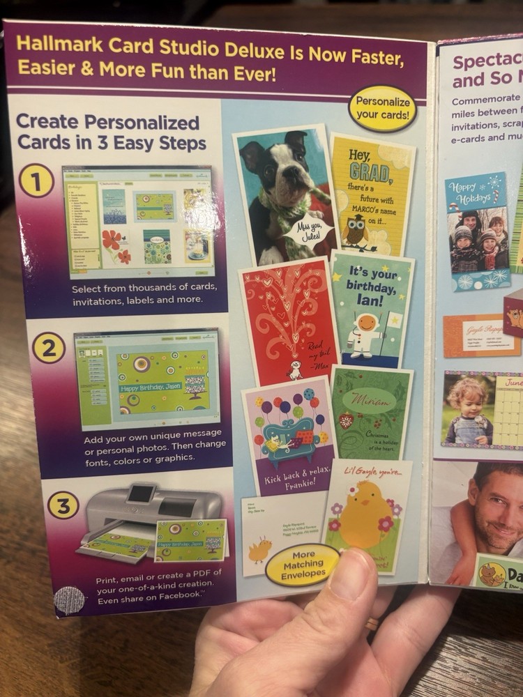 Hallmark Card Studio Deluxe Desktop Publishing Software CD English HD1410