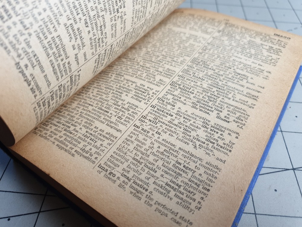 The New Practical Dictionary Collins 1954 Hardback Book