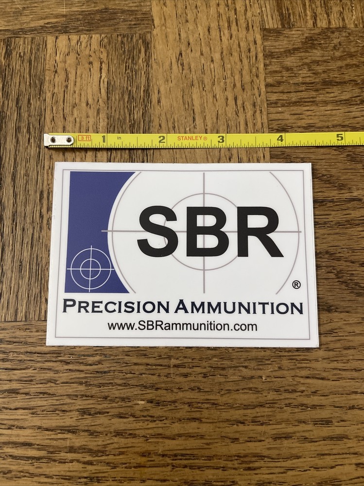 Laptop/Phone Sticker SBR Precision Ammunition