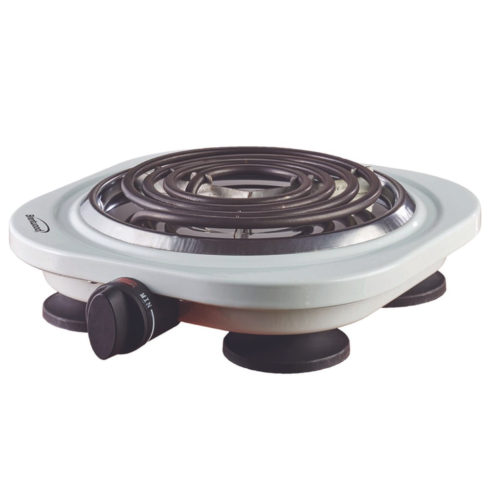 1,000-Watt Single Electric Burner (White)