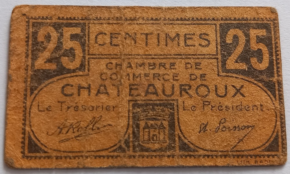 France, 25 Centimes 1918