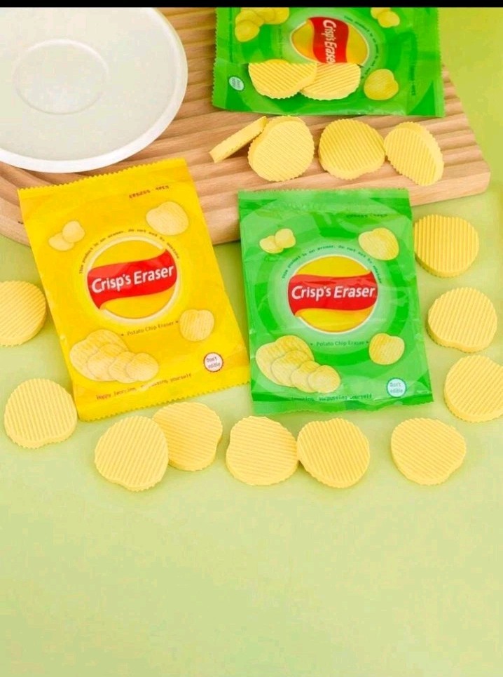Eraser Shaped Chips Embedded Like Potatoes Student School